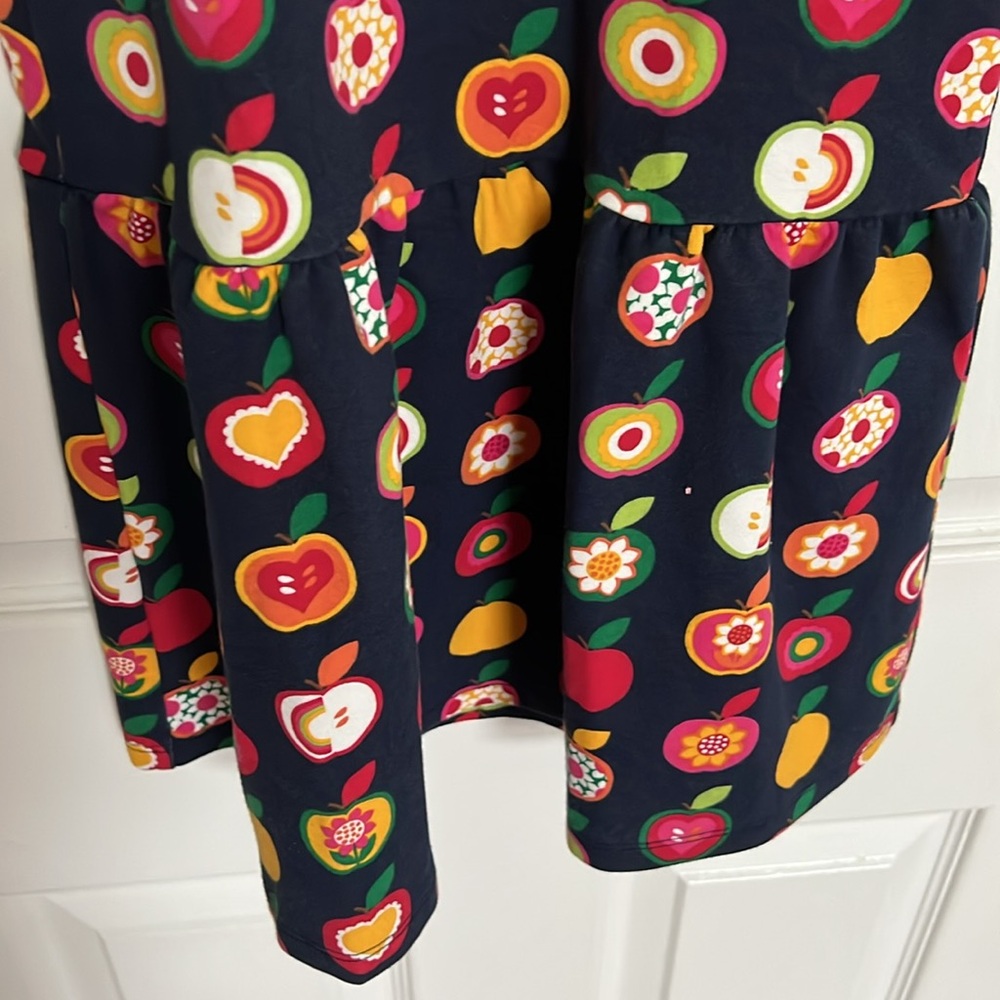 Gymboree Apple Dress Size 7-Navy - Picture 6 of 7